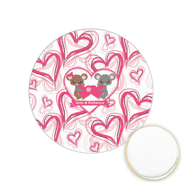 Custom Valentine's Day Printed Cookie Topper - 1.25" (Personalized)