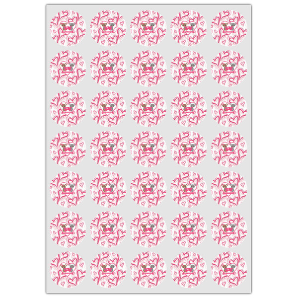 Valentine's Day Icing Circle - XSmall - Set of 35