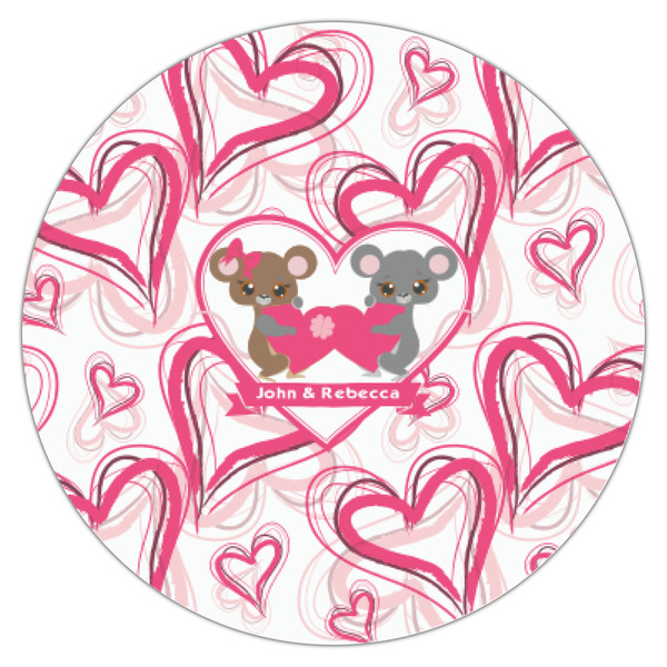 Valentine's Day Icing Circle - XSmall - Single