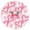 Valentine's Day Icing Circle - XSmall - Single