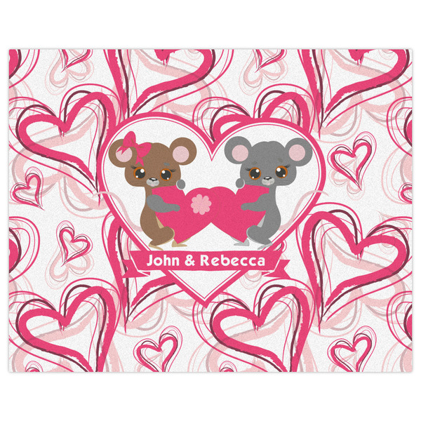 Valentine's Day Indoor / Outdoor Rug - 8'x10' - Front Flat