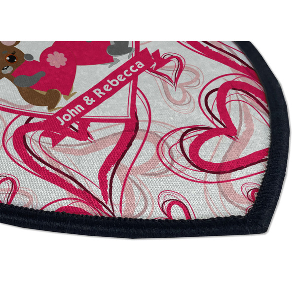 Valentine's Day Iron on Shield 3 Detail