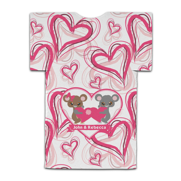 Valentine's Day Jersey Bottle Cooler - BACK (flat)