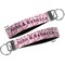 Valentine's Day Key-chain - Metal and Nylon - Front and Back