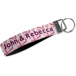 Valentine's Day Webbing Keychain Fob - Large (Personalized)