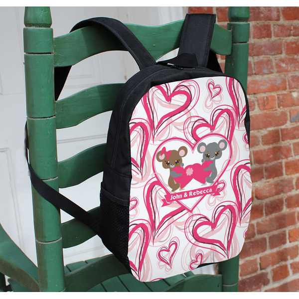 Valentine's Day Kids Backpack - In Context