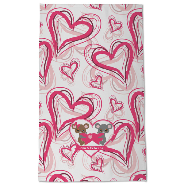 Valentine's Day Kitchen Towel - Poly Cotton - Full Front