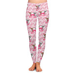 Valentine's Day Ladies Leggings - Extra Large (Personalized)