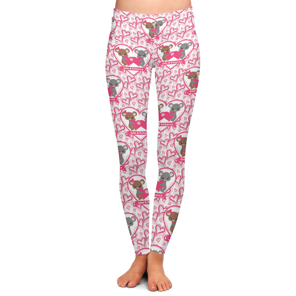 Custom Valentine's Day Ladies Leggings - Extra Large (Personalized)