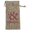 Valentine's Day Large Burlap Gift Bags - Front