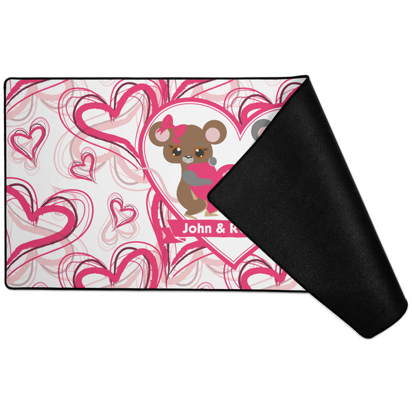 Valentine's Day Large Gaming Mats - FRONT W/ FOLD