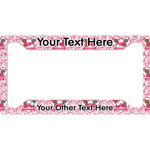 Valentine's Day License Plate Frame - Style A (Personalized)