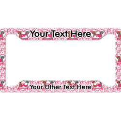 Valentine's Day License Plate Frame - Style A (Personalized)