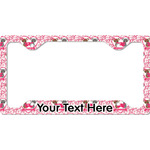 Valentine's Day License Plate Frame - Style C (Personalized)