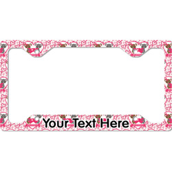 Valentine's Day License Plate Frame - Style C (Personalized)