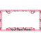 Valentine's Day License Plate Frame - Style C (Personalized)