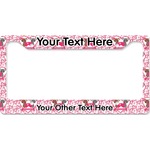 Valentine's Day License Plate Frame - Style B (Personalized)