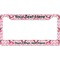 Valentine's Day License Plate Frame - Style B (Personalized)