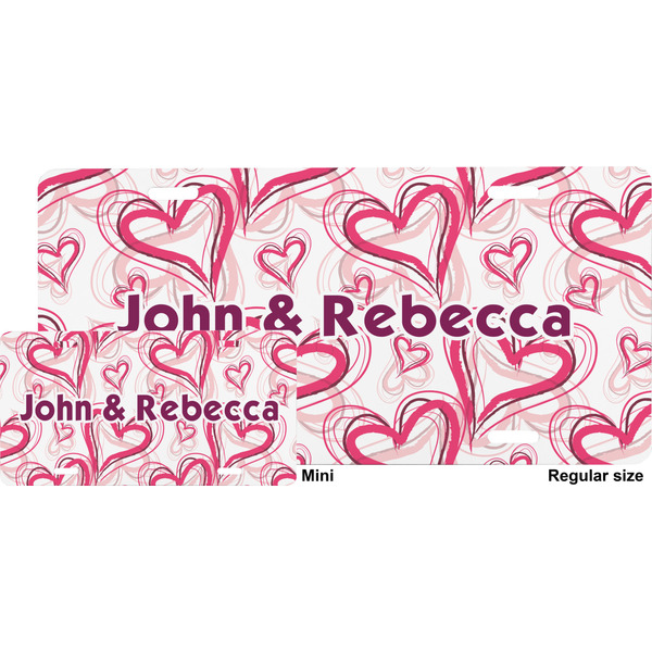 Valentine's Day License Plate (Sizes)