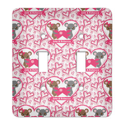 Valentine's Day Light Switch Cover (2 Toggle Plate) (Personalized)