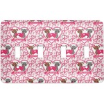 Valentine's Day Light Switch Cover (4 Toggle Plate) (Personalized)