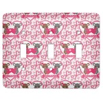 Valentine's Day Light Switch Cover (3 Toggle Plate) (Personalized)