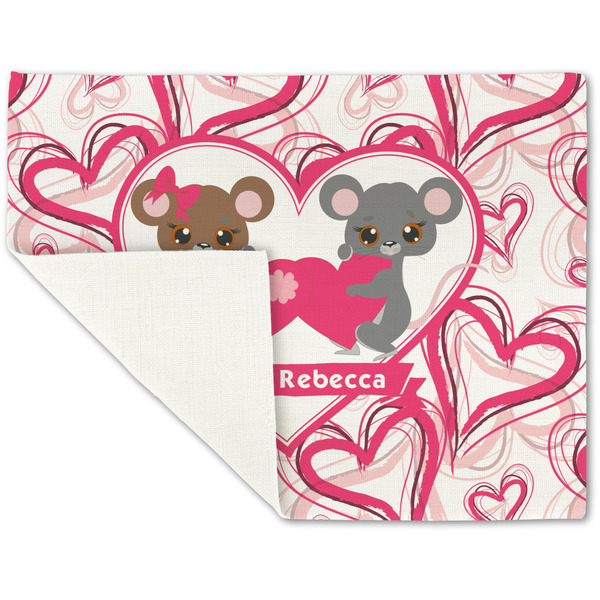 Valentine's Day Linen Placemat - Folded Corner (single side)