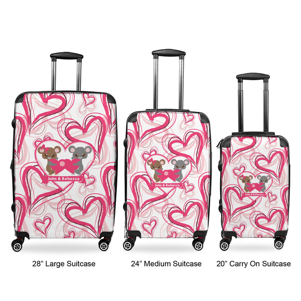 Valentine's Day Luggage Bags all sizes - With Handle