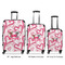 Valentine's Day Luggage Bags all sizes - With Handle