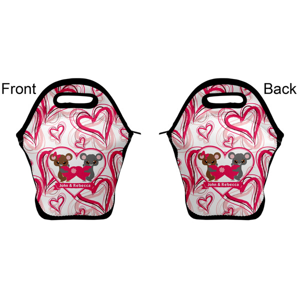 Valentine's Day Lunch Bag - Front and Back