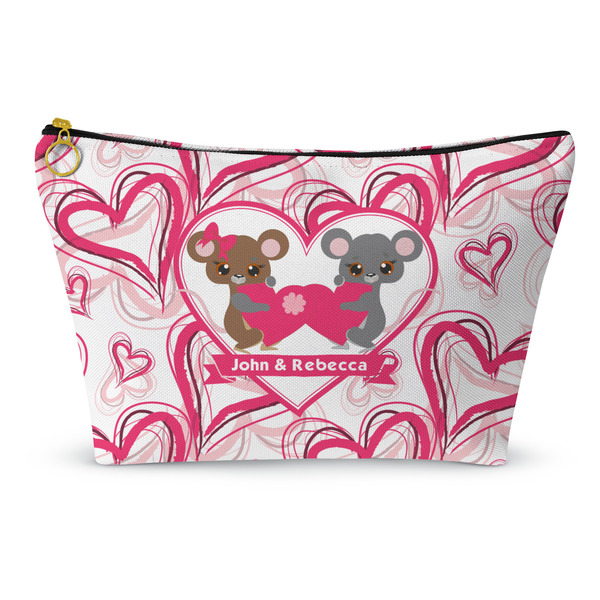 Custom Valentine's Day Makeup Bag - Small - 8.5"x4.5" (Personalized)