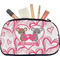 Valentine's Day Makeup / Cosmetic Bag - Medium (Personalized)