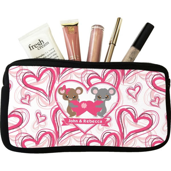Custom Valentine's Day Makeup / Cosmetic Bag (Personalized)