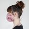 Valentine's Day Mask - Side View on Girl