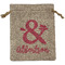 Valentine's Day Burlap Gift Bag (Personalized)