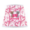 Valentine's Day Poly Film Empire Lampshade - Front View