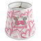 Valentine's Day Poly Film Empire Lampshade - Angle View