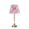 Valentine's Day Poly Film Empire Lampshade - On Stand