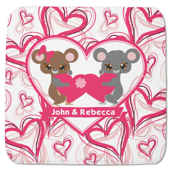 Custom Valentine's Day Memory Foam Bath Mat - 48"x48" (Personalized)