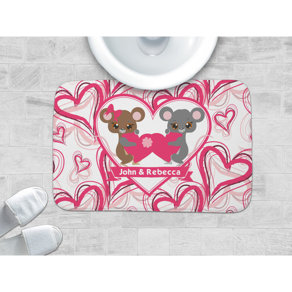 Valentine's Day Memory Foam Bath Mat - LIFESTYLE 34x21