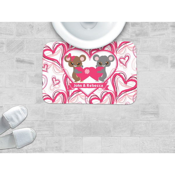 Valentine's Day Memory Foam Bath Mat - LIFESTYLE