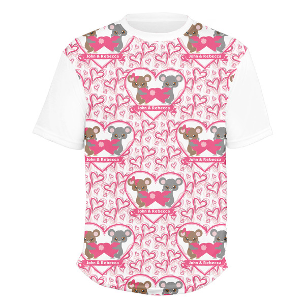 Custom Valentine's Day Men's Crew T-Shirt - X Large (Personalized)