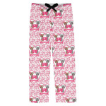 Valentine's Day Mens Pajama Pants - M (Personalized)