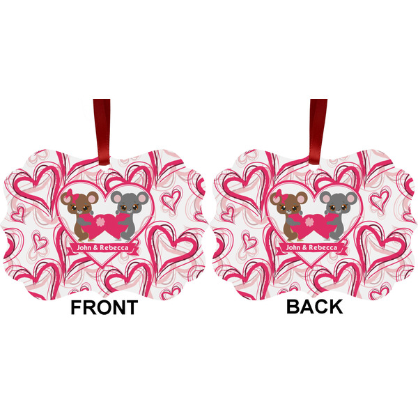 Valentine's Day Metal Benilux Ornament - Front and Back (APPROVAL)
