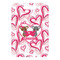 Valentine's Day Metal Luggage Tag - Front Without Strap
