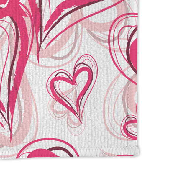 Valentine's Day Microfiber Dish Rag - DETAIL
