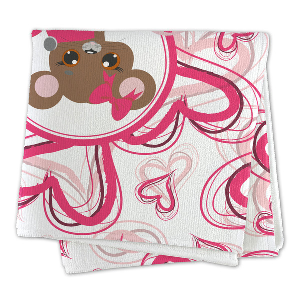 Valentine's Day Microfiber Dish Rag - FOLDED (square)