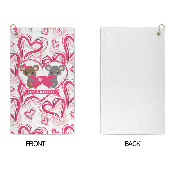 Valentine's Day Microfiber Golf Towels - APPROVAL