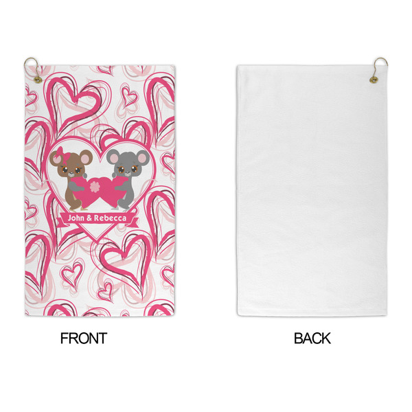 Valentine's Day Microfiber Golf Towels - APPROVAL