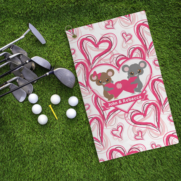 Valentine's Day Microfiber Golf Towels - LIFESTYLE